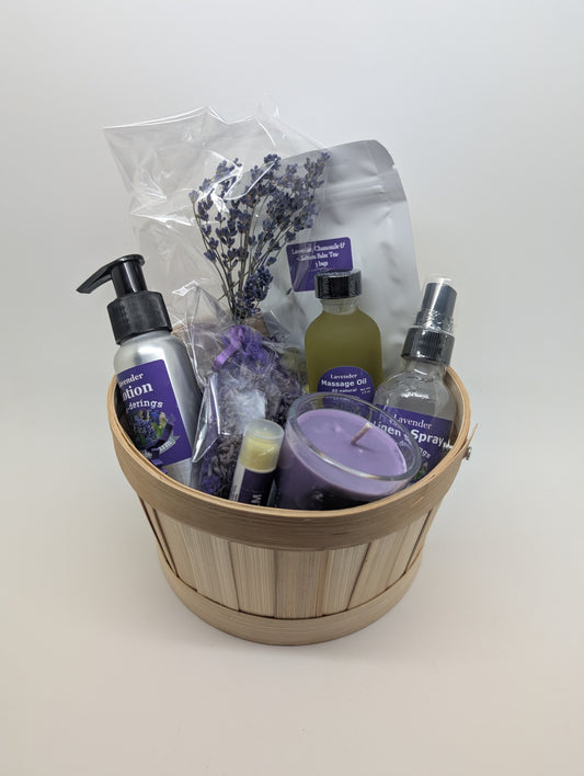Lavender Gift Basket - Regular