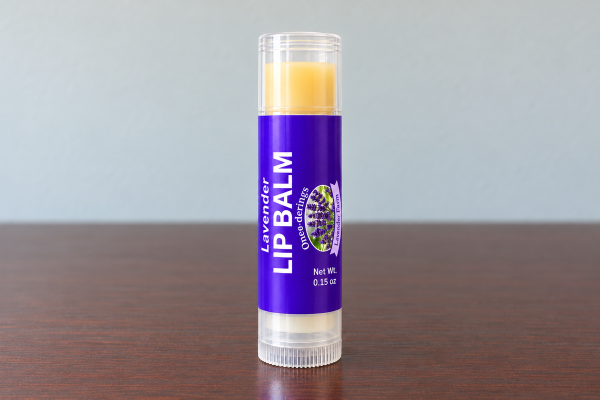 Lavender Lip Balm- 3 count