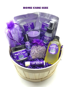 Lavender Gift Basket- Massage Oil Option