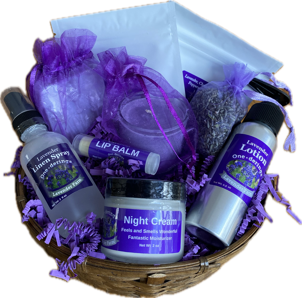 Lavender Gift Basket