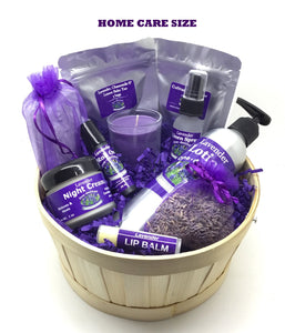 Lavender Gift Basket - Lotion Option